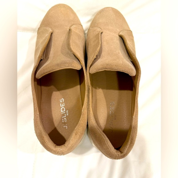 J/Slides Heidi Leather Slip-On Platform Sneakers – Women’s Size 9 - Picture 5 of 7